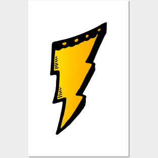 Lightning Doodle Posters and Art